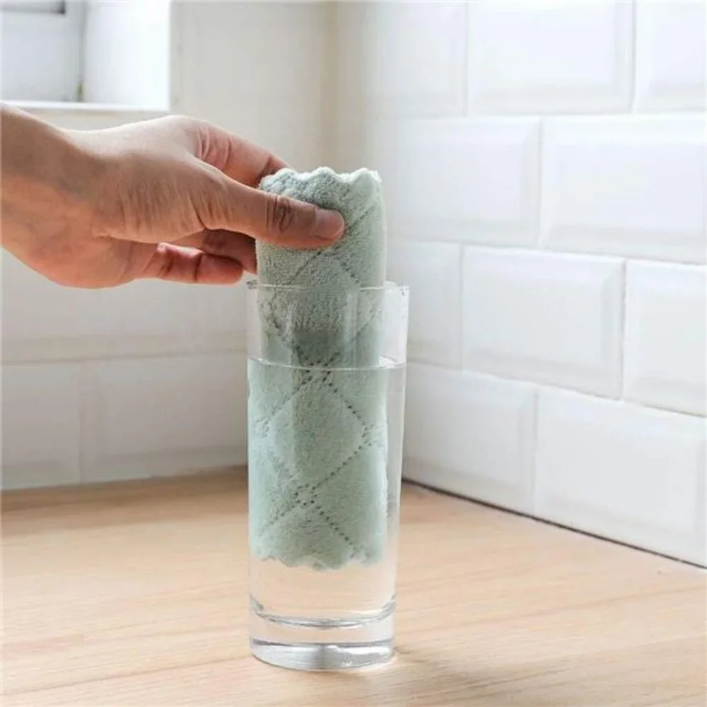 12 Pack Microfiber Dish Towels Super Absorbent Fast Drying Kitchen Rags